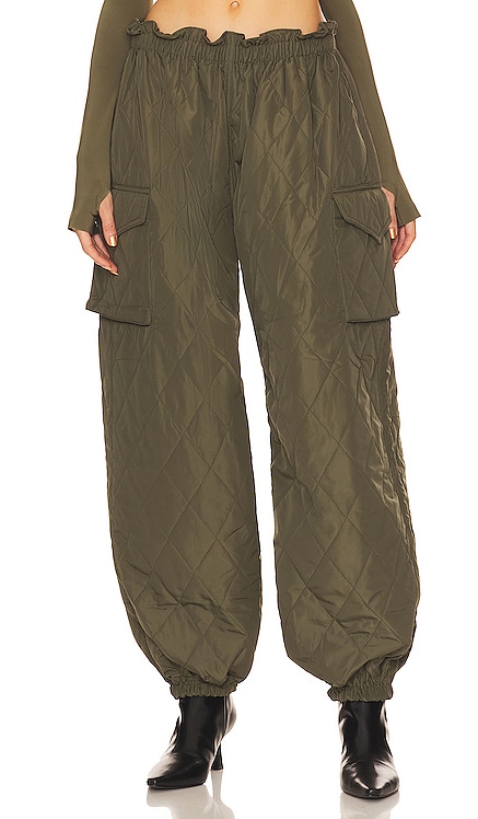 Quilted Oversized Cargo Pants Norma Kamali