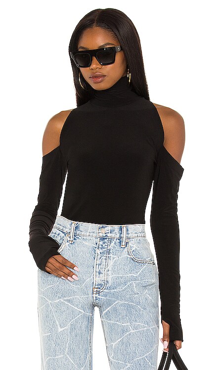 Open Shoulder Halter Top Norma Kamali
