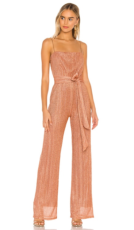 sofia metallic jumpsuit