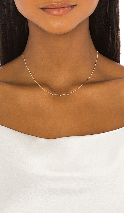Kalani Trio Diamond Necklace Natalie Marie Jewellery