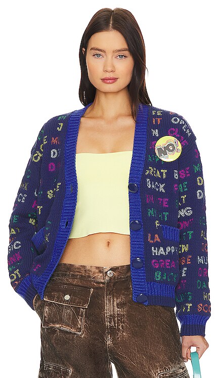 Neon Sign Cardigan No! Jeans