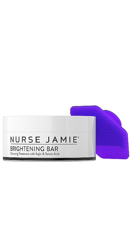 Brightening Bar & Exfolibrush Silicone Facial Brush Nurse Jamie