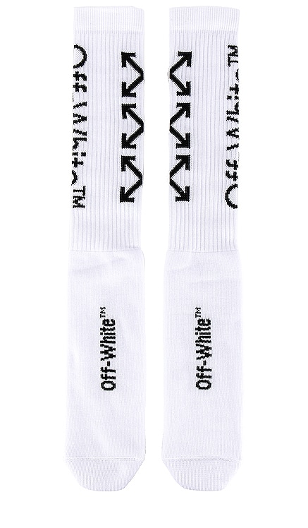 Arrows Mid Length Socks OFF-WHITE $90 