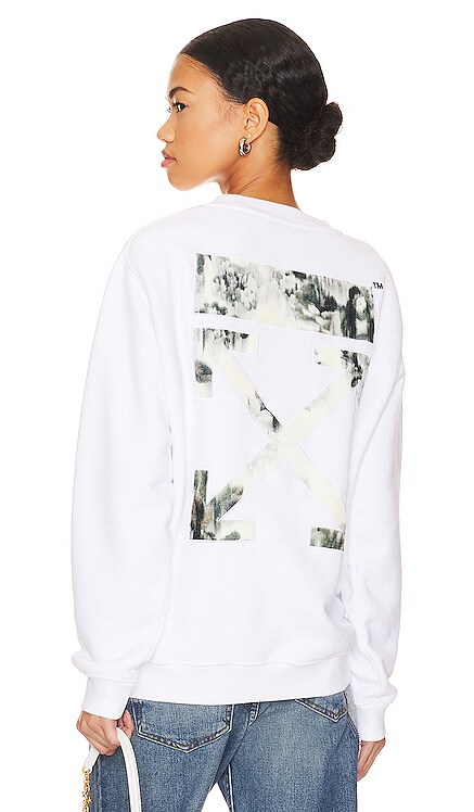 Flock Chine Flower Arrow Crewneck OFF-WHITE