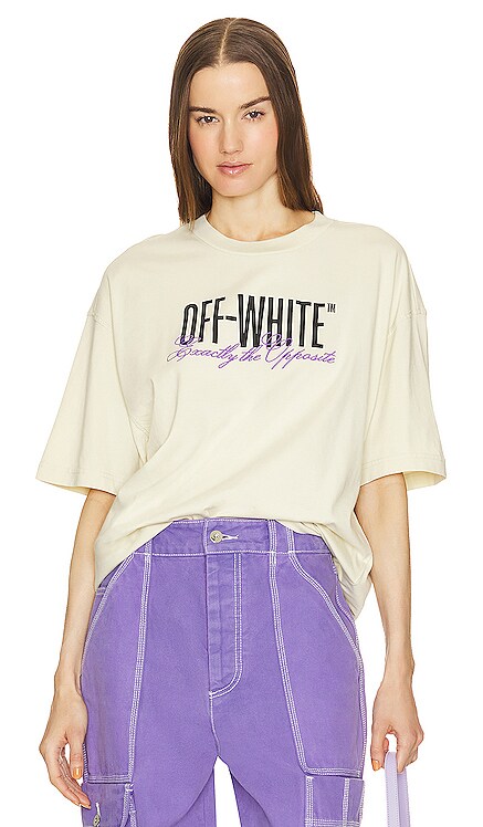 BIG LOGO OPPOSITE OVER Tシャツ OFF-WHITE