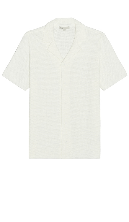 Cotton Textured Camp Shirt onia