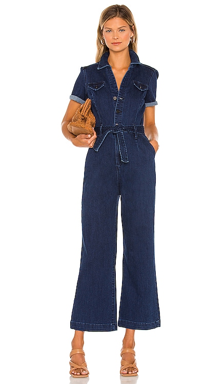 Anessa Short Sleeve Jumpsuit PAIGE