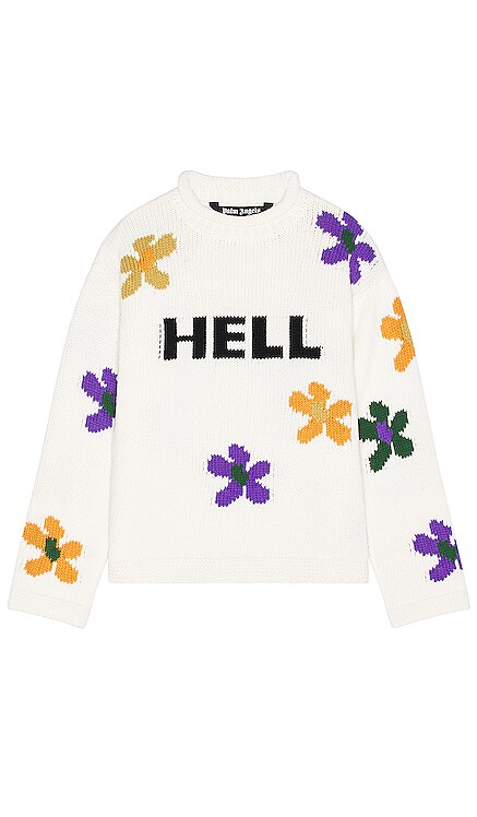 Hell's Flowers Sweater Palm Angels