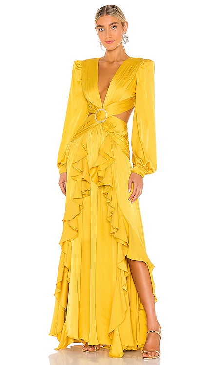 likely camden gown yellow