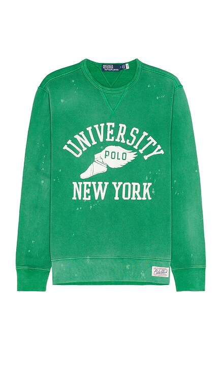 Seasonal Fleece New York Crew Neck Polo Ralph Lauren