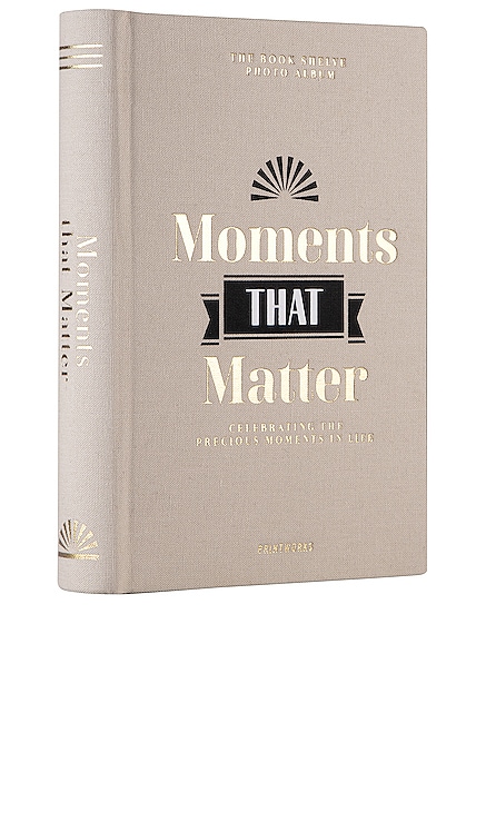 Moments That Matter Bookshelf Album Printworks