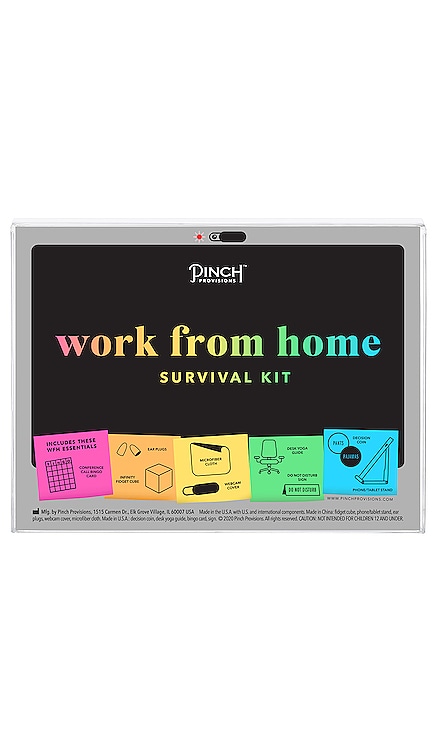 Work From Home Survival Kit Pinch Provisions