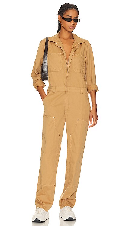 Abigail Long Sleeve Carpenter Jumpsuit PISTOLA