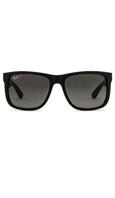 Justin 55mm Polarized Sunglasses Ray-Ban $173 NEW