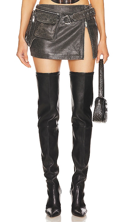 Leather Langely Skirt retrofete
