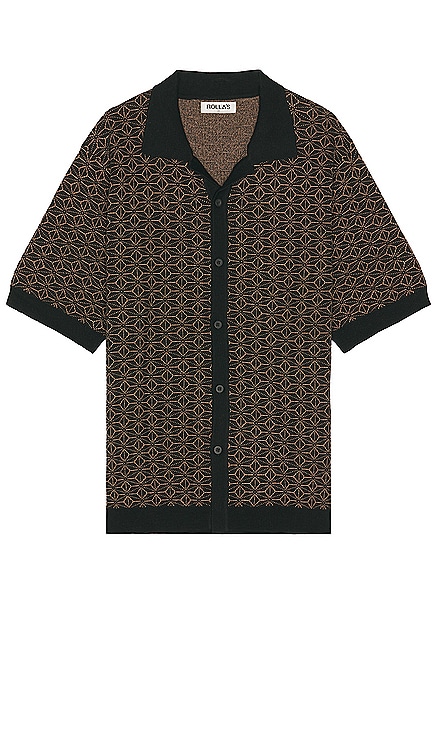 Bowler Pattern Knit Shirt ROLLA'S