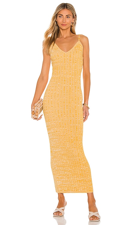 mustard summer dress