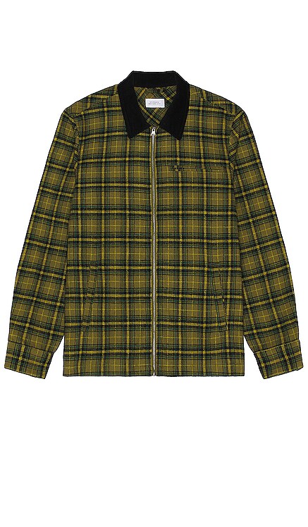 Ryan Zip Front Flannel Shirt SATURDAYS NYC