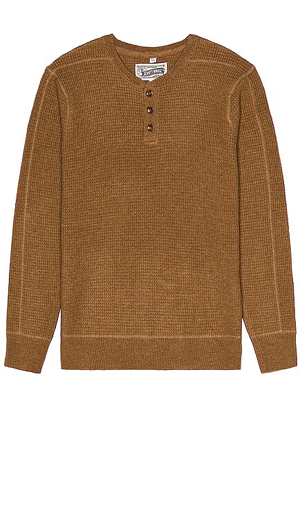 Button Henley Sweater Schott