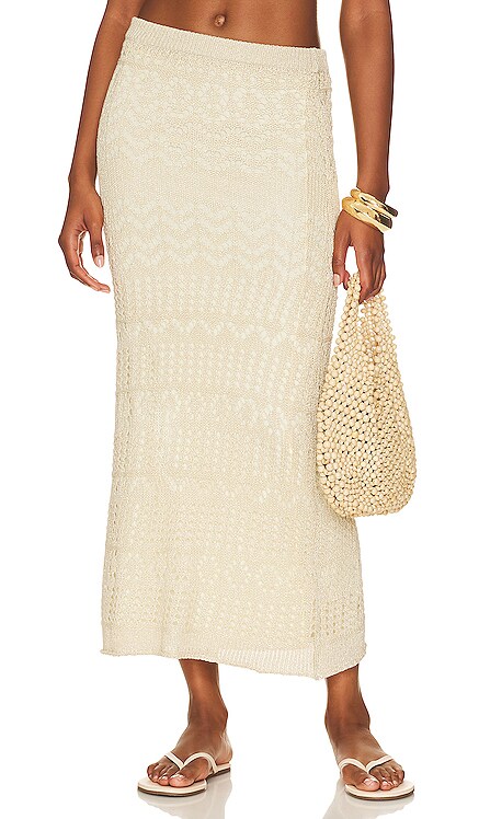 x REVOLVE Crochet Maxi Skirt SNDYS