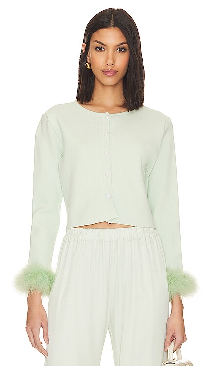 Knitted Cardigan with Detachable Feathers Sleeper