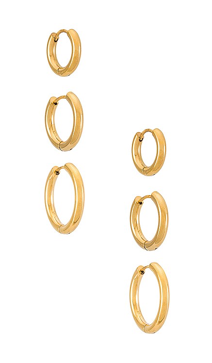 Triples Hoop Set of 3 SHASHI