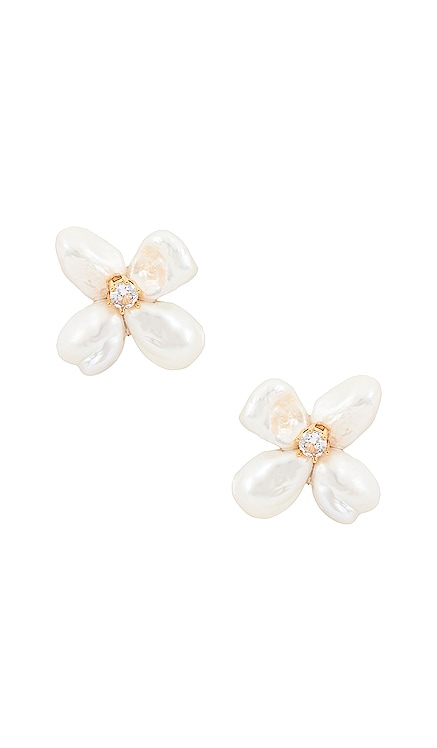 Flower Pearl Earrings SHASHI