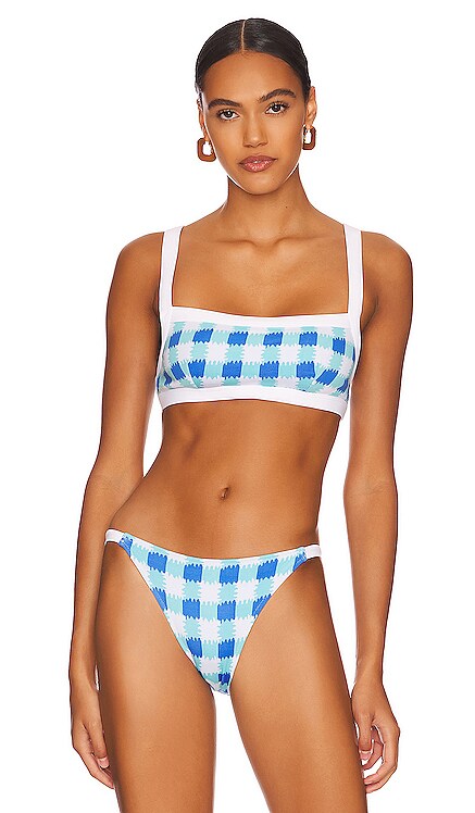 The Scottie Bikini Top Solid & Striped