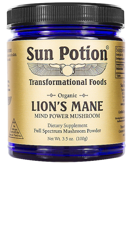 Organic Lions' Mane Mind Power Mushroom Powder Sun Potion