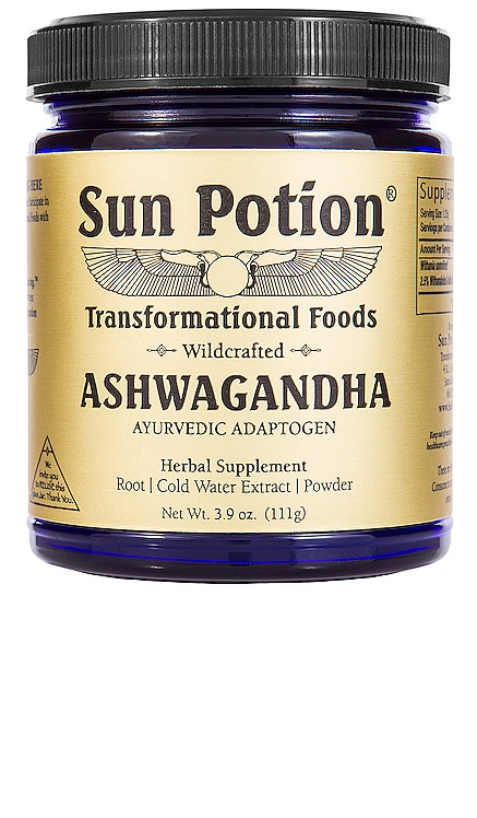 Organic Ashwagandha Ayurvedic Adaptogen Powder Sun Potion
