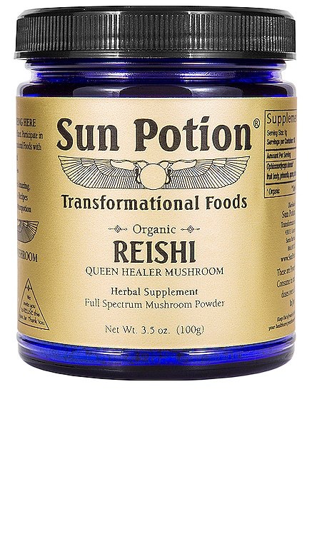 Organic Reishi Queen Healer Mushroom Powder Sun Potion