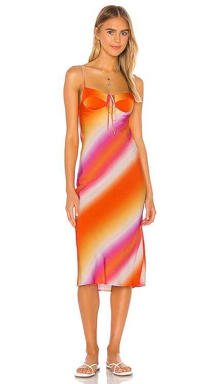 Corset Midi Dress Sun Becomes Her