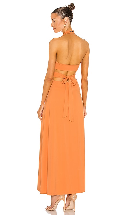 High Neck Low Back Dress Susana Monaco $198 NEW