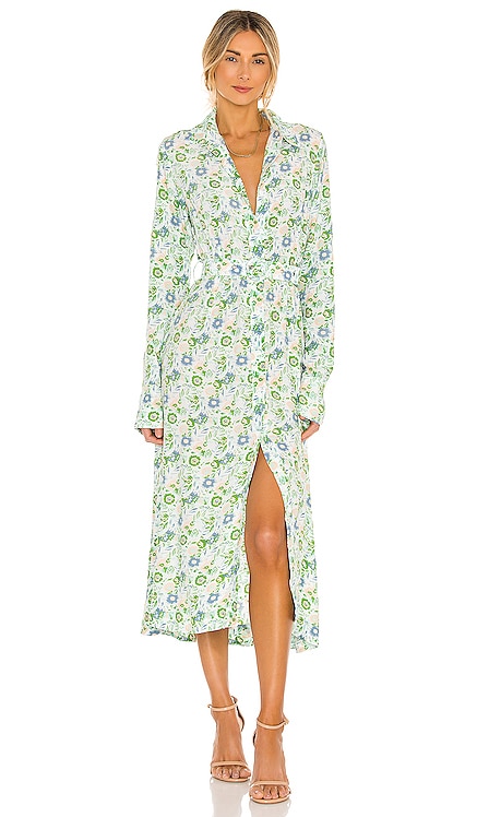 Long Sleeve Shirt Dress SWF $299 NEW