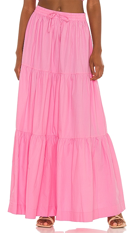 Drawstring A Line Tiered Maxi Skirt SWF Rp4.681.505,50 