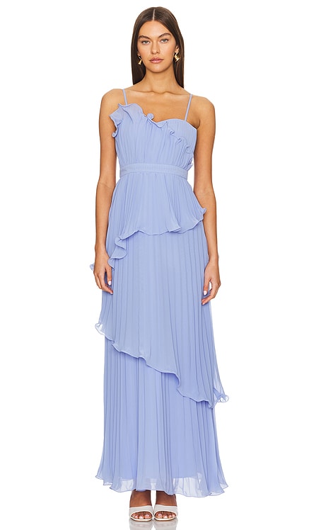 Cassy Pleated Gown AMUR