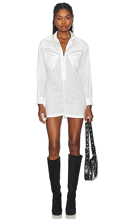 West Of Boho Romper Understated Leather