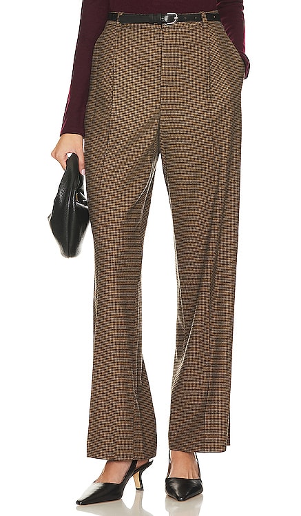 Houndstooth Pleat Front Pant Vince