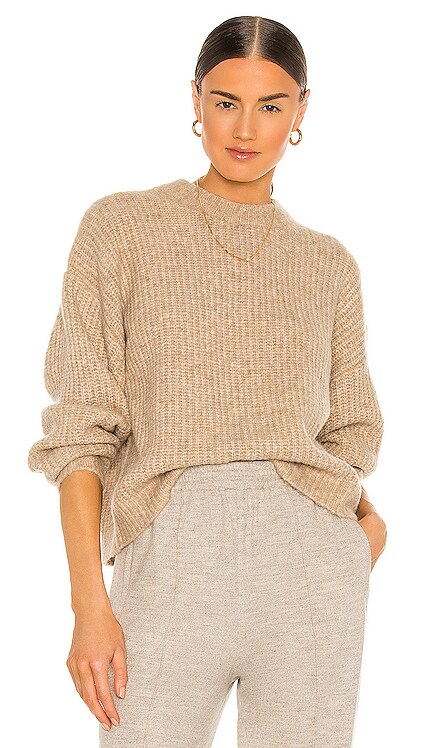 Plush Rib Balloon Sleeve Crew Weekend Stories $248 