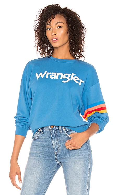 Stripe Kabel Sweatshirt Wrangler