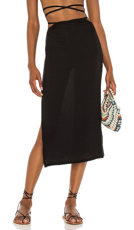 Cutout Midi Skirt WeWoreWhat $115 NEW