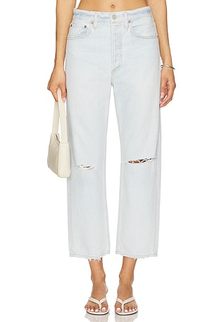 90's Crop Loose Straight Jeans