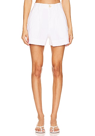 Lux High Waisted Pleated Short