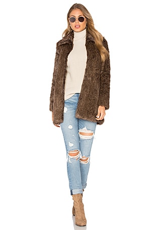 faux fur outerwear