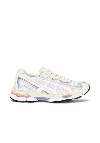 Asics Gel-NYC 2055 Sneaker in White & Barely Rose | REVOLVE