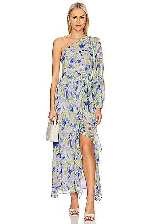 Sivana Halter Neck Floral Maxi Dress