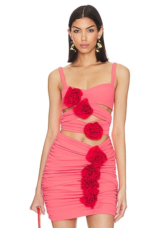 Riu ♡ Frill bolero pleats dress Georgia Hardinge Opal Ruffled Plissé-chiffon Maxi Dress in