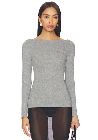 Boatneck Long Sleeve Tee