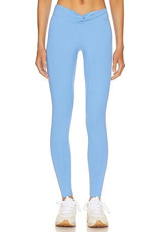 Beyond Yoga Spacedye Well Rounded Stirrup legging in Blue