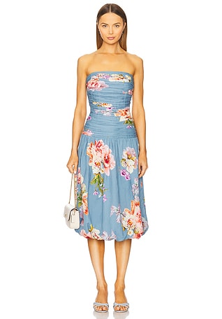 knee length dresses for ladies ALMAIS Alfie Twist Sundress  HONEY